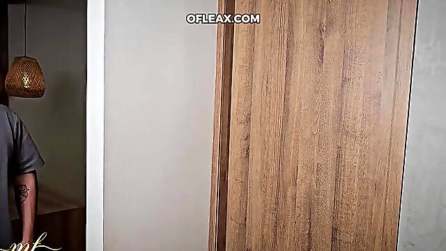 Stepmother Has A Hard Threesome With Her Stepson