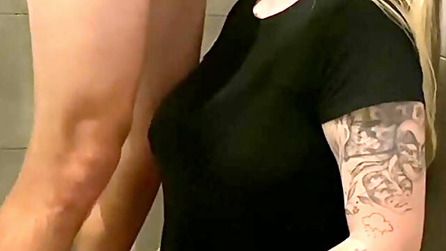 Perverted Stepson Fucks His Step Moms Big Ass in the Shower