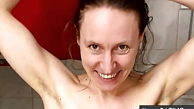 British Amateur MILF Claire's Saggy Small Tits