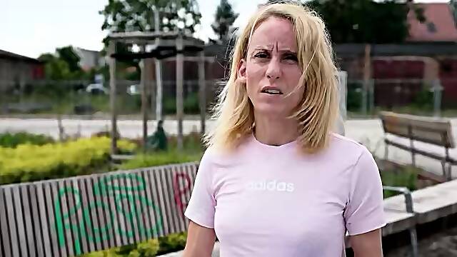 GERMAN SCOUT - Skinny Mature Melisa Rose Pick Up