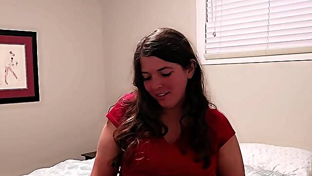 Hot brunette close up pussy masturbation on cam