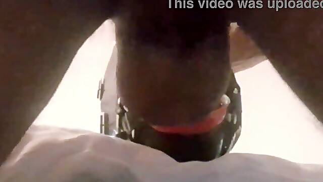 Preview - COUGAR with ring gag, faux lips, throat and facial cumshot