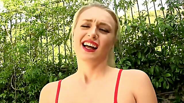 Natalia Uses Her Big White Ass And Pussy For Car Loan