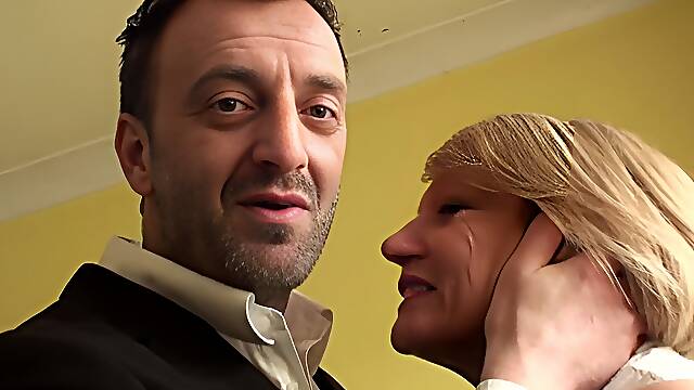 Experience real rough sex in this mature British BDSM reality. Watch as this slut gets paddled and fucked hard in her stockings and pierced clit. Can you handle it?