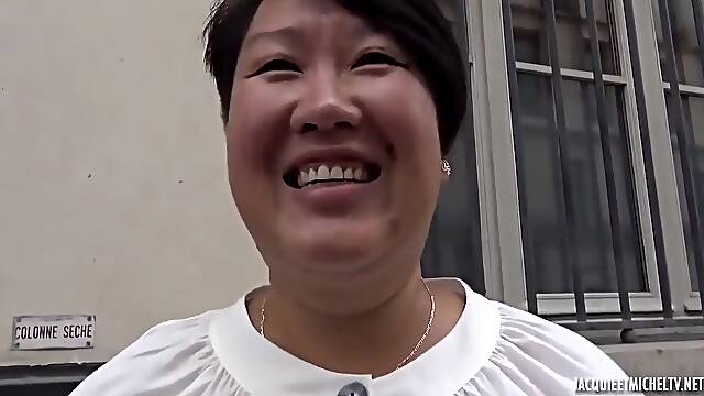 Celine, Hot French Asian Bbw Gets Fucked On Camera