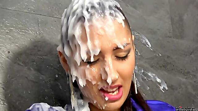 Kitty Jane filthy gloryhole cumshots porn video