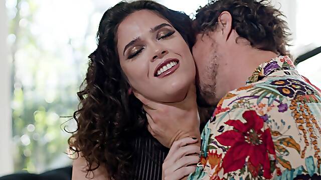 Victoria Voxxx wearing lingerie moans while being pleasured