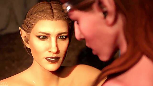 Sexy cg mother I'd like to fuck teaches timid demon about sex - Animated online futanari on female