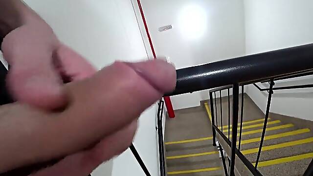 Ramrod Flashing in front of a hawt stranger. That babe helped me cum in a public place.