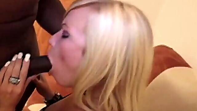 Breasty Golden-haired mother Id like to fuck Austin Taylor Sucks Large Ebony Weenie