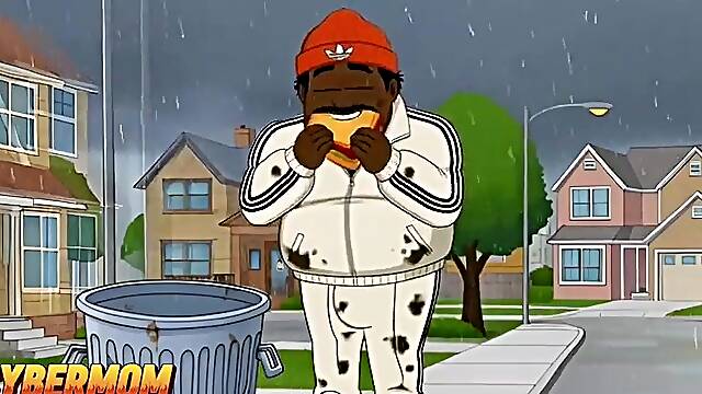 Wife Cheated on Her Spouse with a Ebony Dude. Toon