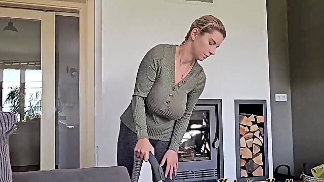 Vacuuming My Home and Twat and Nipps