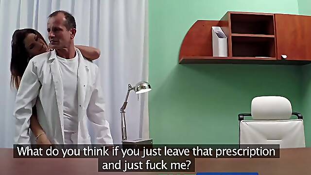 FakeHospital Dose of double cum cures hawt patients tummy pain