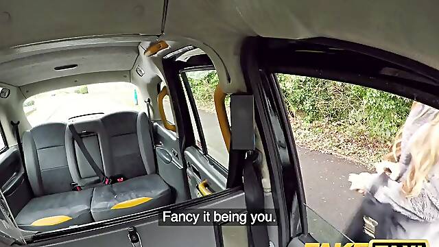 Fake Taxi Breasty Welsh mother Id like to fuck Stacey Saran wanks and screws on taxi backseat