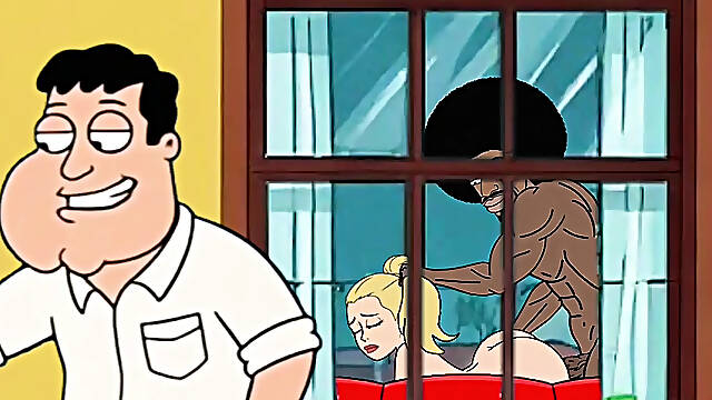 Ebony Plumber Screws Married Housewife Behind Her Cuckold Spouses Back