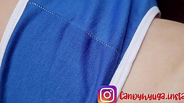 My stepsister gets stuck on the bed and I bang her cuz that babe has a massive booty and in the end this babe asks me to come inside IG: Candyhyuga.Insta