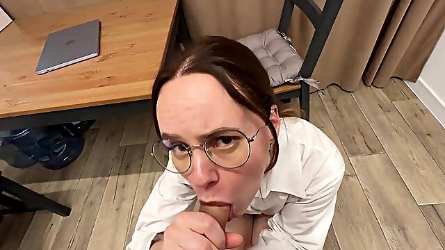 Sex with a ardent secretary
