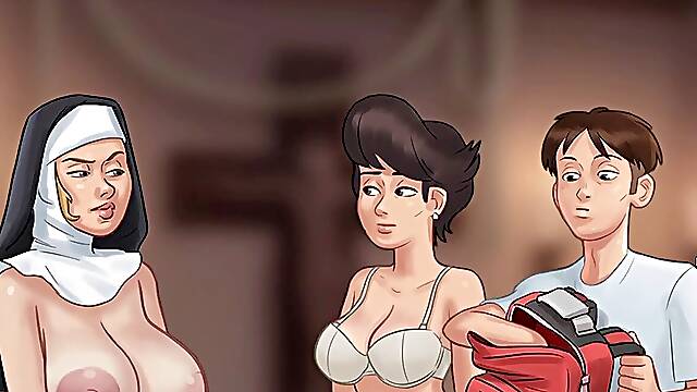 Step mom make super hot seen in summertime saga part 1