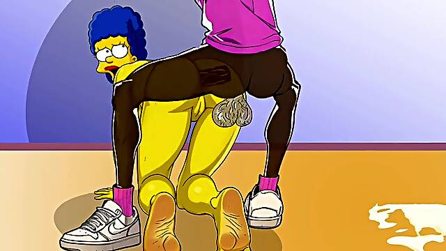 Slutty hotwife wife COMPILATION. Cartoon, Simpson Parody