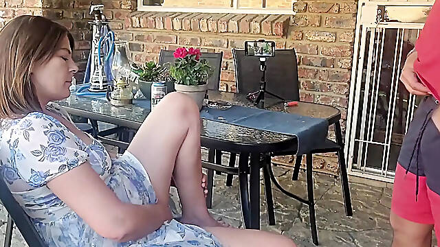 Outdoor Mutual Masturbation with My Friends Wife
