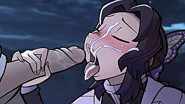 Total Concentration Breathing A Night of Passion on the Rooftop - Exclusive Hentai Parody, ENG Sub