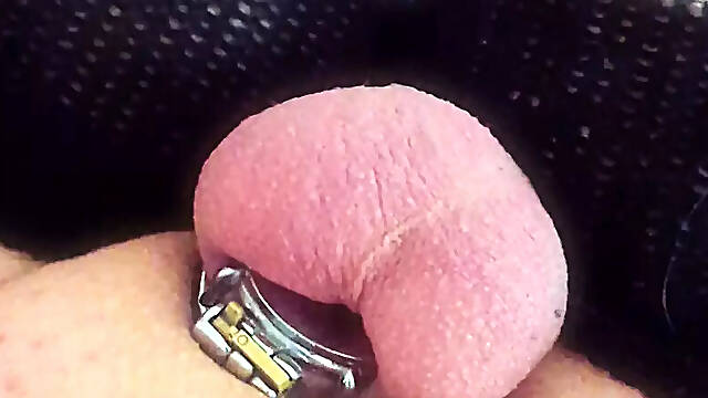 Being horny and desperate in my cage