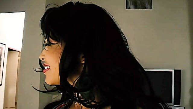 Mika Tan Screams As Her Ass Is Stretched To Breaking Point By A Big Cock