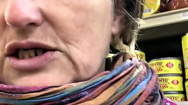Flashing My Tits in Supermarket to Show You How Cold It Was!