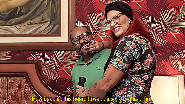 Brazilian grandma cuckold anal fucked