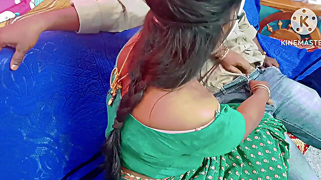 Tamil Neighbour MILF Gave Lustful Blow and Tit Job Finally I Jerk off My All Load Over Her Nude Body