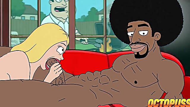 Black Plumber Fucks Married Housewife Behind Her Cuckold Husbands Back
