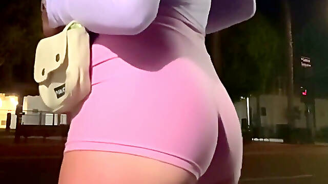Street Walking Public Sissy Slut Thong Showing