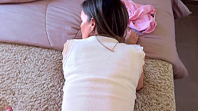 Hot POV Sex with a French MILF and Huge Cumload