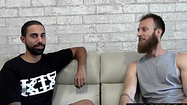 Bearded Top Tyla Dominates Lucas Narrow Aussie Asshole Raw