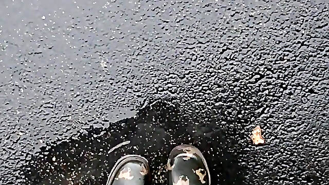 Rainy Day Play in Boots