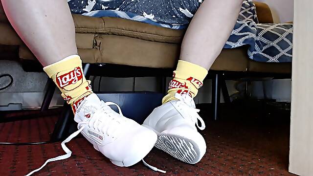 Calzini Sexy, Feticcio Matura, Scarpe Da Ginnastica Con Calze
