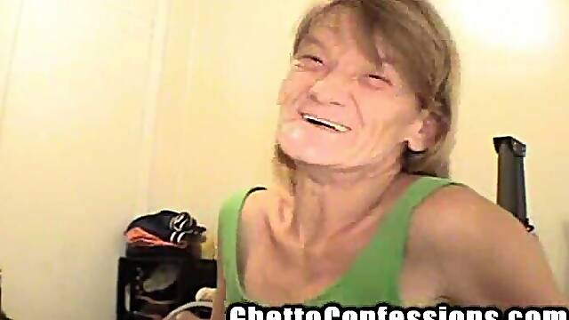 Ghetto Granny Gumjob Whore Bigot Blowjob Geezer Chin Slut!