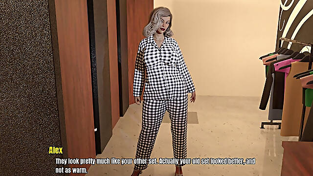 Grandma’s House 7 - Betty Asks Alex for Help in the Fitting Room