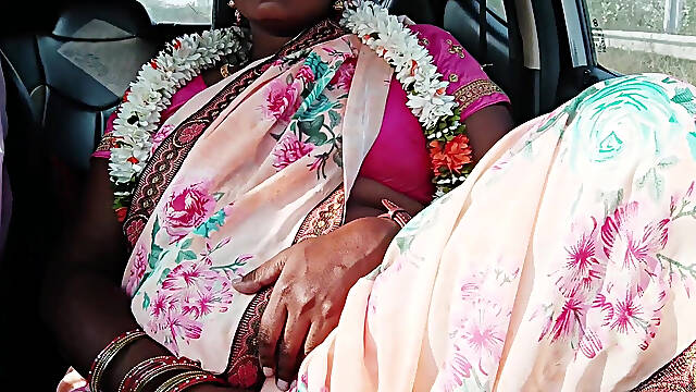 Silk Aunty Car Sex, Telugu Dirty Talks, Episode -1, Part- 3, Sexy Saree Telugu Silk Aunty with Boy Friend.