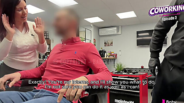 Coworking Episode 2 I'm Coming to Fuck at the Barber