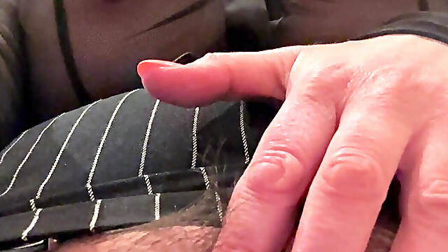 Sexy See Through Secretary After Midnight!!
