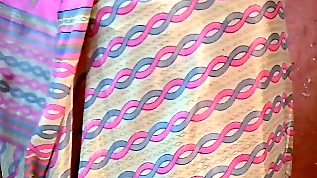 Desi Tamil Naughty Wife Renu Petticoat Blouse Saree Tease for Hubby's Friend! Indianhotwifex