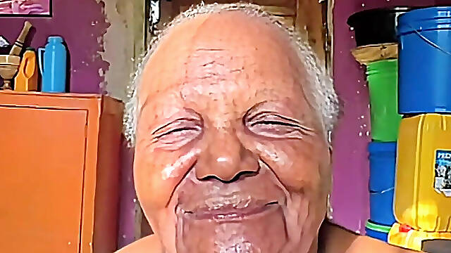 Big Beautiful Busty Granny Wanted to Taste My Cum