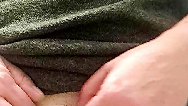 Stepmom Pulling Her Fat Pussy Out of the Hole in Her Big Panties
