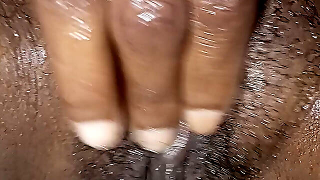 Bathtub Masterbating by Hot Black Girl