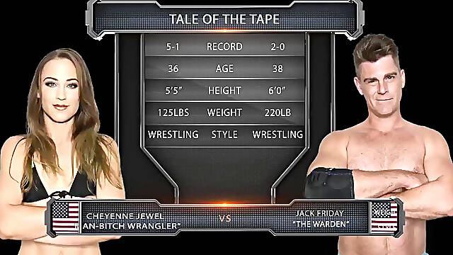 Chad Diamond Vs Alice Frost Home Edition Mixed Wrestling